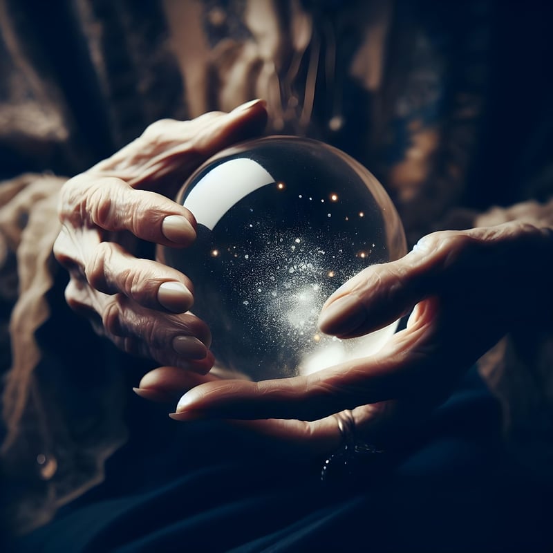 Crystal Ball Keychain